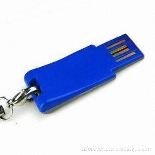 Mini USB Flash Drive with USB2.0 Interface and Plug Function, Low-power Consumption